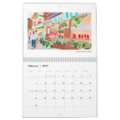Calendrier Aquarelle de scènes de New York (Feb 2027)