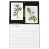 Calendrier - Aquarelle et Peintures d'encre. (Mar 2027)