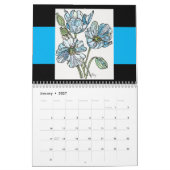 Calendrier - Aquarelle et Peintures d'encre. (Jan 2027)
