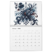 Calendrier Aquarelle moderne unique Art Abstrait 2026 (Jan 2026)