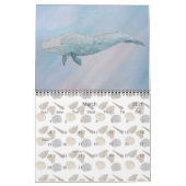 Calendrier Aquarelle Océan Mammifères marins (Mar 2026)