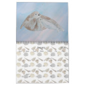 Calendrier Aquarelle Océan Mammifères marins (Jan 2026)