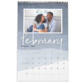 Calendrier Aquarelle Ombre | Photo (Feb 2027)