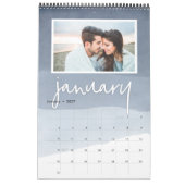 Calendrier Aquarelle Ombre | Photo (Jan 2027)