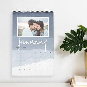 Calendrier Aquarelle Ombre Photo