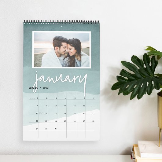 Calendrier Aquarelle Ombre | Photo