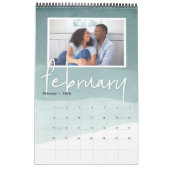 Calendrier Aquarelle Ombre | Photo (Feb 2026)