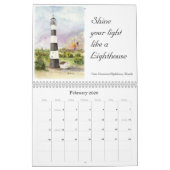 Calendrier Aquarelle par JC Prida Fine Art (Feb 2026)