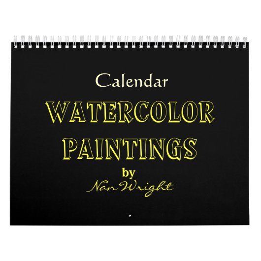 Calendrier Aquarelle Peintures de Nan's (Protection)