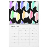 Calendrier Aquarelle Splash ! (Feb 2027)