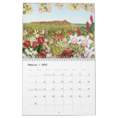 Calendrier Aquarelles d'Hawaï (Feb 2027)