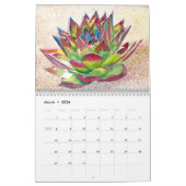 Calendrier Aquarelles Succulentes 20XX Debra Lee Baldwin (Mar 2026)
