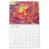 Calendrier Aquarelles succulentes 20XX par Debra Lee Baldwin (Mar 2026)