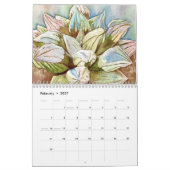 Calendrier Aquarelles succulentes par Debra Lee Baldwin (Feb 2027)