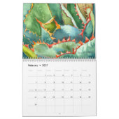 Calendrier Aquarelles succulentes par Debra Lee Baldwin (Feb 2027)