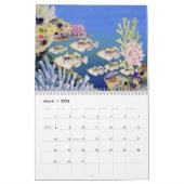 Calendrier Aquarelles tropicales (Mar 2026)