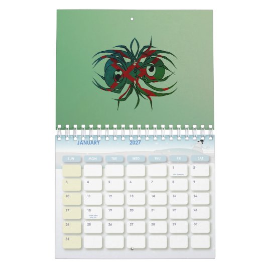 Calendrier Arachnid de Despair (Jan 2027)