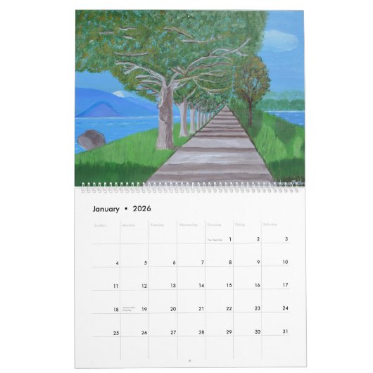 Calendrier arborescent 2025 (Jan 2026)