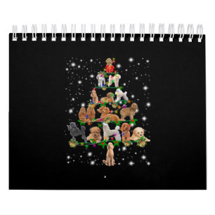 Calendrier Arbre De Noël Aux Canicules Couvert De Flamme De 