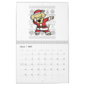 Calendrier Arbre de Noël de Basset Hound (Mar 2027)