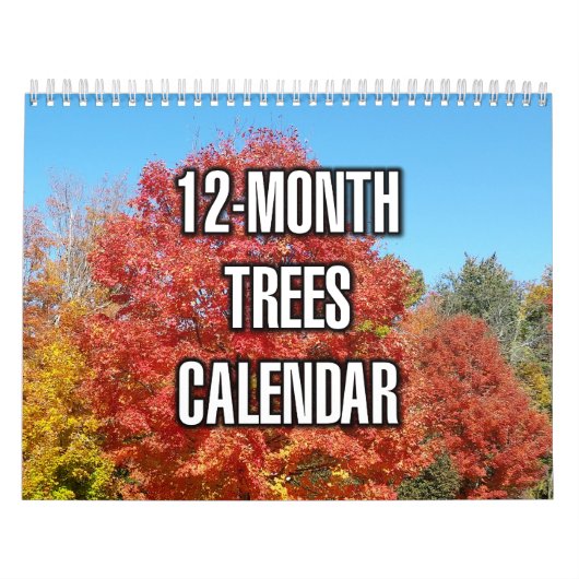 Calendrier Arbres de 12 mois (Protection)