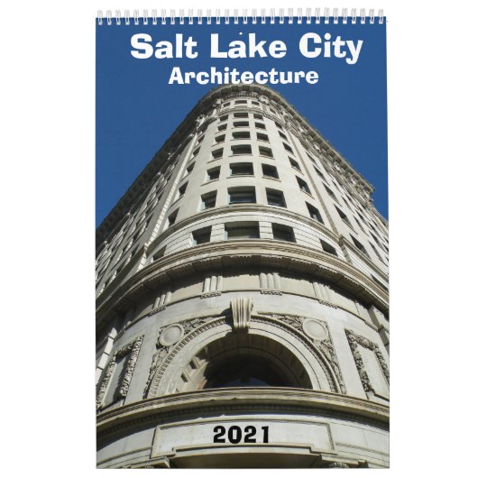 Calendrier architectural de Salt Lake City - 2021 (Protection)