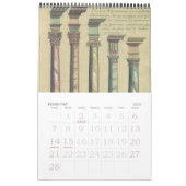 Calendrier Architecture antique de la Renaissance (Feb 2027)