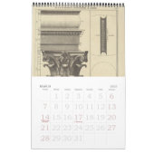 Calendrier Architecture antique de la Renaissance (Mar 2027)