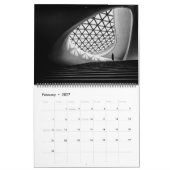 Calendrier Architecture Courbe Moderne Minimaliste (Feb 2027)