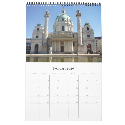 Calendrier architecture de l'église (Feb 2026)