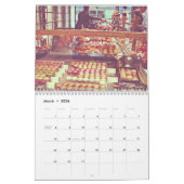 Calendrier Architecture du paysage de l'Europe vintage Calend (Mar 2026)