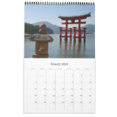 Calendrier architecture japonaise (Jan 2026)
