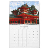 Calendrier architecture japonaise (Jan 2026)