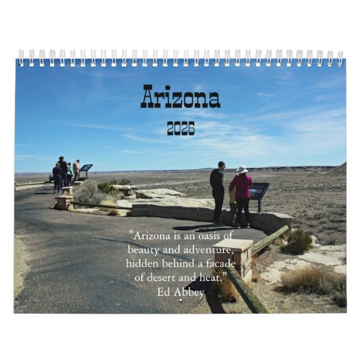 Calendrier Arizona Sud-Ouest du désert (Protection)