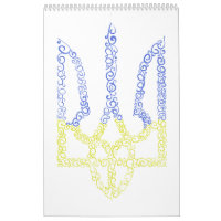 Armoiries de l'Ukraine trident motif de la spirale