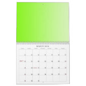 Calendrier Arrière - plan couleur uniquement - mul (Mar 2026)