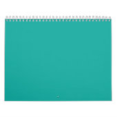 Calendrier Arrière - plan dégradé mélangeant bleu et vert. (Protection)