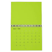 CALENDRIER ARRIÈRE - PLAN MULTI COLORÉ deux côtés  (Mar 2026)