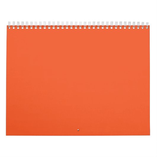 Calendrier arrière - plan orange avec (Protection)