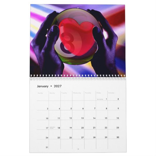 Calendrier Art 2015 des billards (Jan 2027)