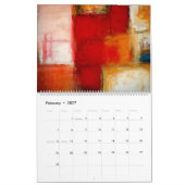 Calendrier Art Abstrait (Feb 2027)
