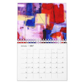 Calendrier Art Abstrait (Jan 2027)