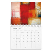 Calendrier Art Abstrait (Feb 2027)
