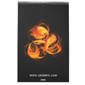 Calendrier Art Abstrait 2012 (Standard) (Dos)