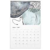 Calendrier Art Abstrait 2025 de luxe (Mar 2027)