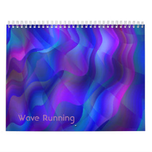 Calendrier Art Abstrait Cool en cours d'exécution