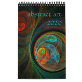 Calendrier Art Abstrait moderne 2020 (Protection)