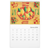 Calendrier Art alimentaire 2020 par Julie Nicholls (Feb 2026)