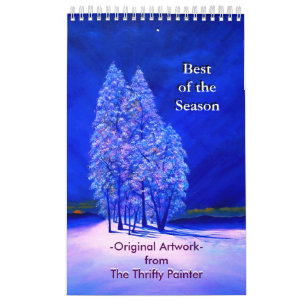 Calendrier Art Art original Peintures meilleure saison