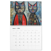 Calendrier Art Brut Calendar (Mar 2026)